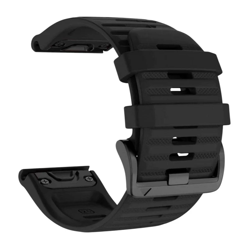 Garmin Fenix 6X 6X Pro Solar Wristband Band Replacement (Black) - Accessories
