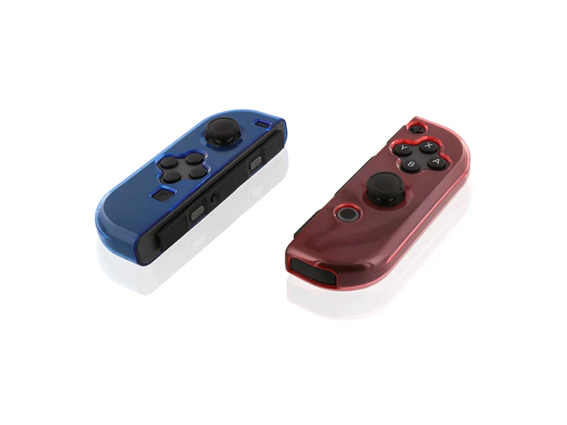 Nyko Thin Case (Neon Blue/Red) for Nintendo Switch +Tempered Glass Screen Protector