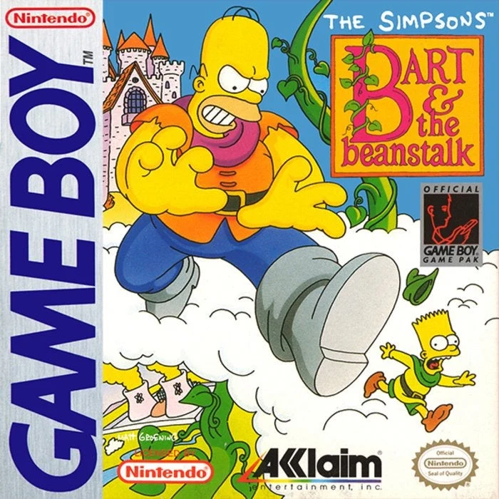 The Simpsons Bart and the Beanstalk - Nintendo Game Boy