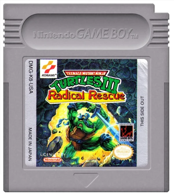 Teenage Mutant Ninja Turtles III Radical Rescue - Nintendo Game Boy