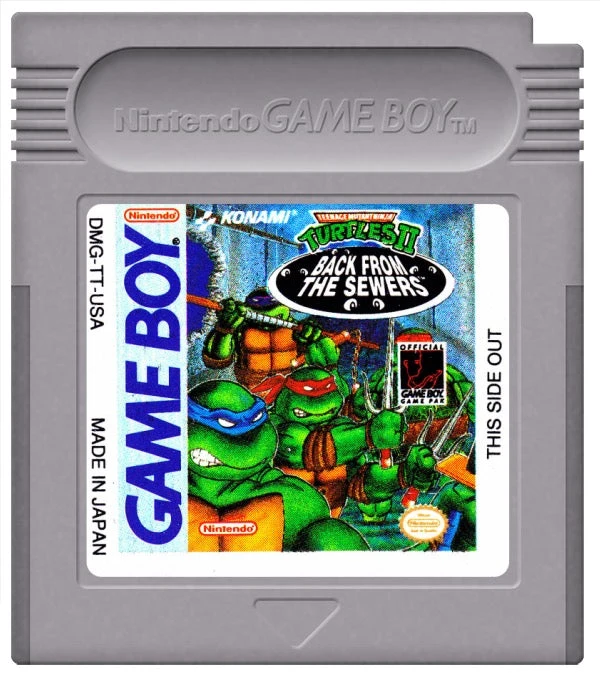Teenage Mutant Ninja Turtles II Back from the Sewers - Nintendo Game Boy