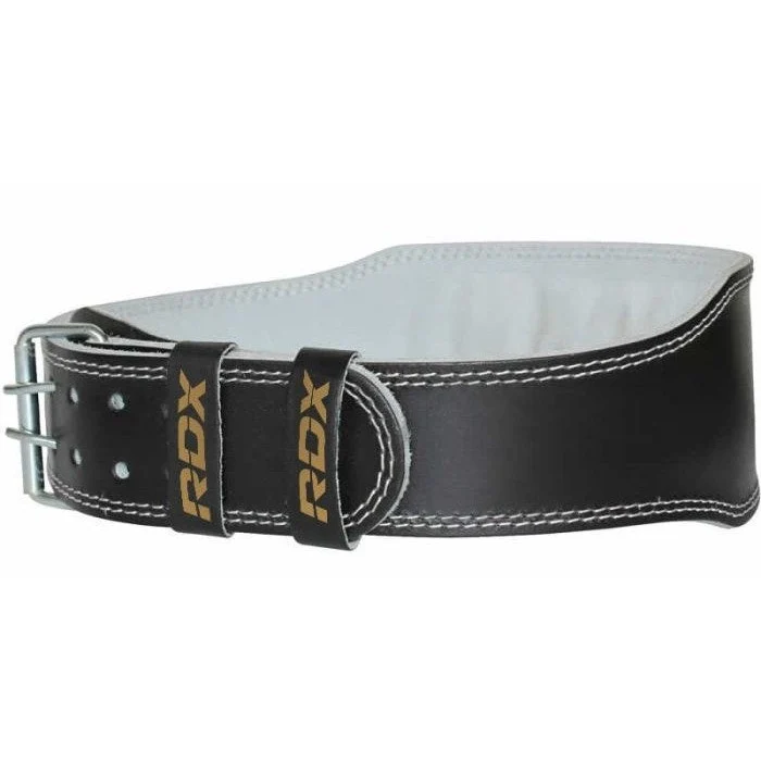 RDX 4" WBS-4RB Weightlifting Belt, M, gold/black
