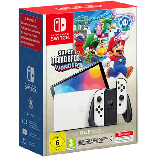 Nintendo Switch OLED + Mario Wonder Bundle