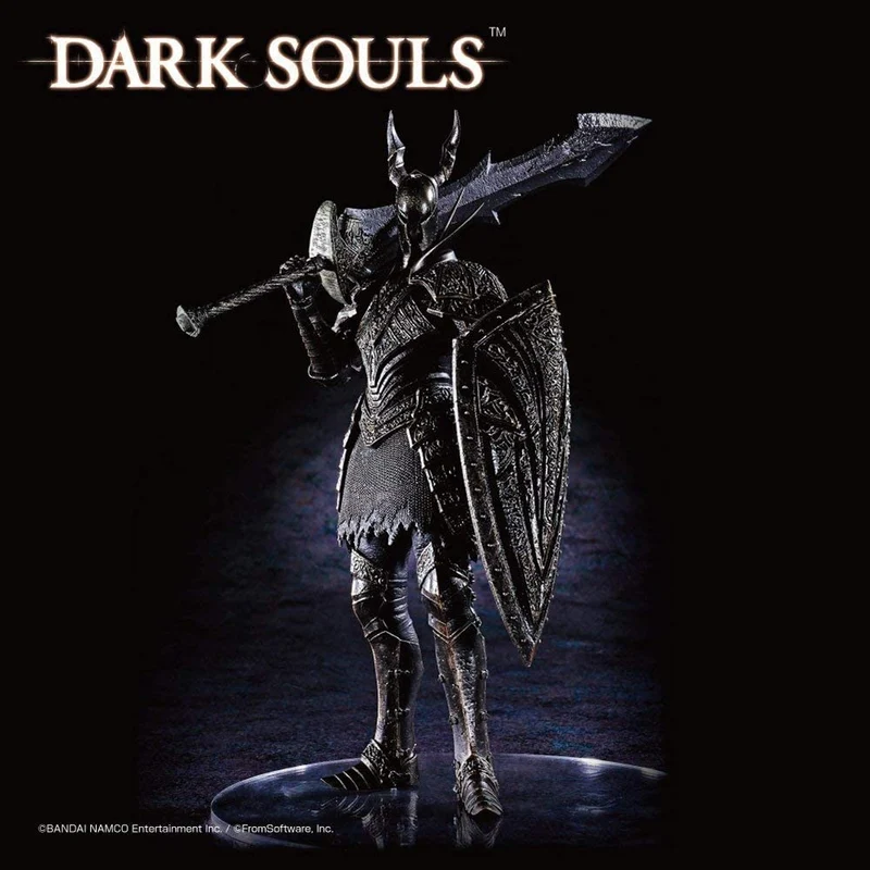 DARK SOULS BLACK KNIGHT(scatola rovinata dal corriere-figure salva da danni)