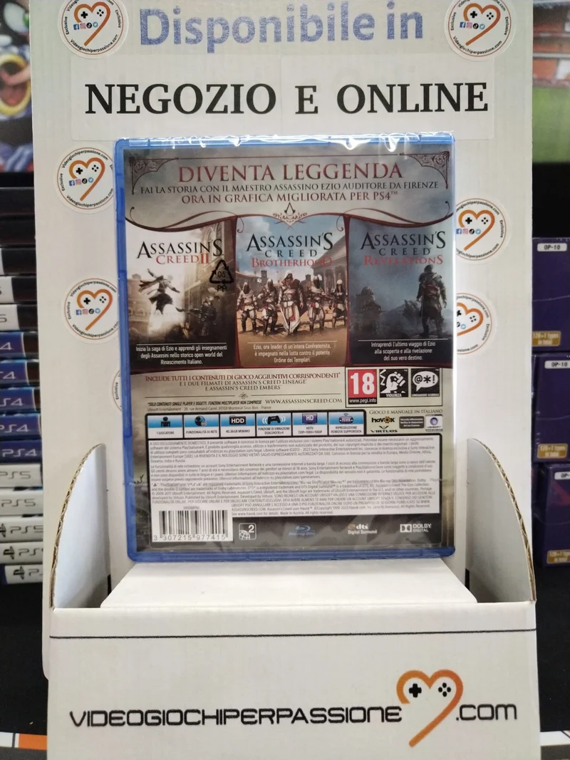 ASSASSIN'S CREED THE EZIO COLLECTION PLAYSTATION 4 EDIZIONE ITALIANA