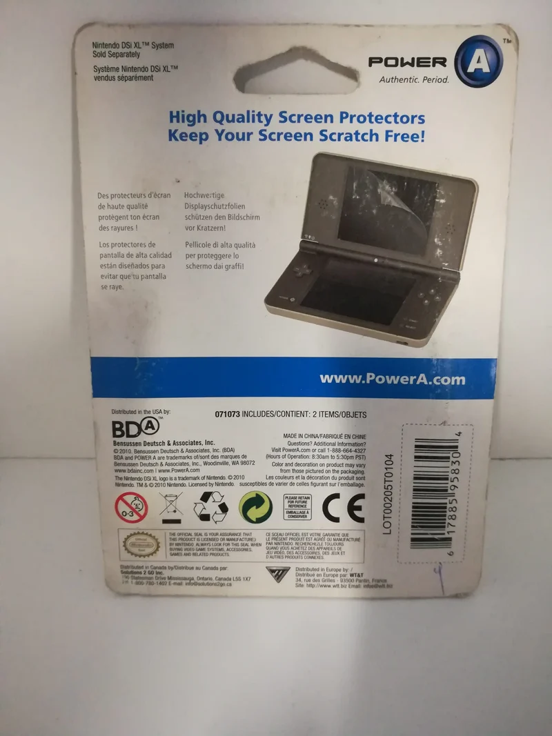 SCREEN PROTECTORS NINTENDO DS XL