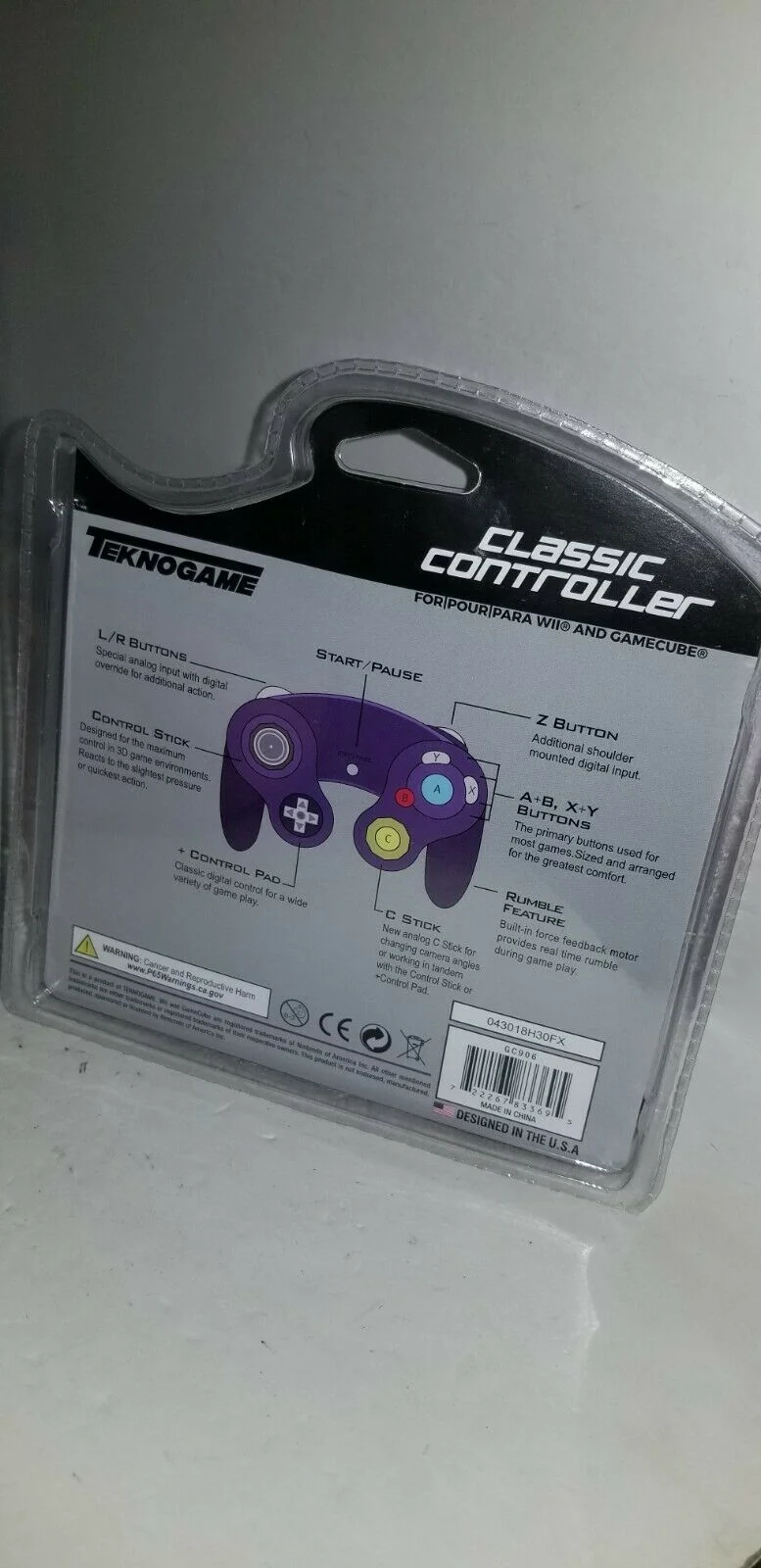 CONTROLLER PAD CLASSIC WII & GAMECUBE