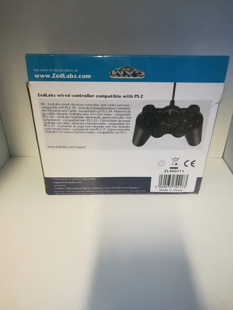 CONTROLLER PAD PS2 (cavo 180cm)