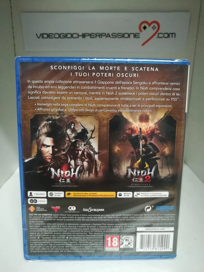 Nioh Collection Playstation 5 Edizione Italiana