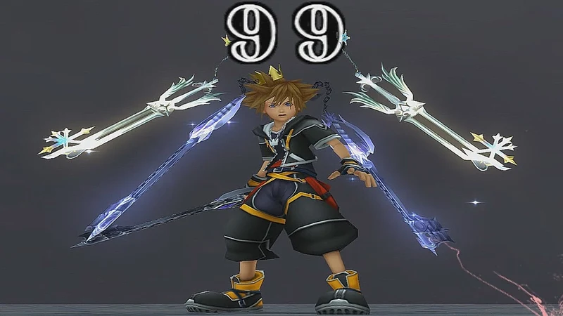 KINGDOM HEARTS KYBLADE IN ACCIAIO CM 90