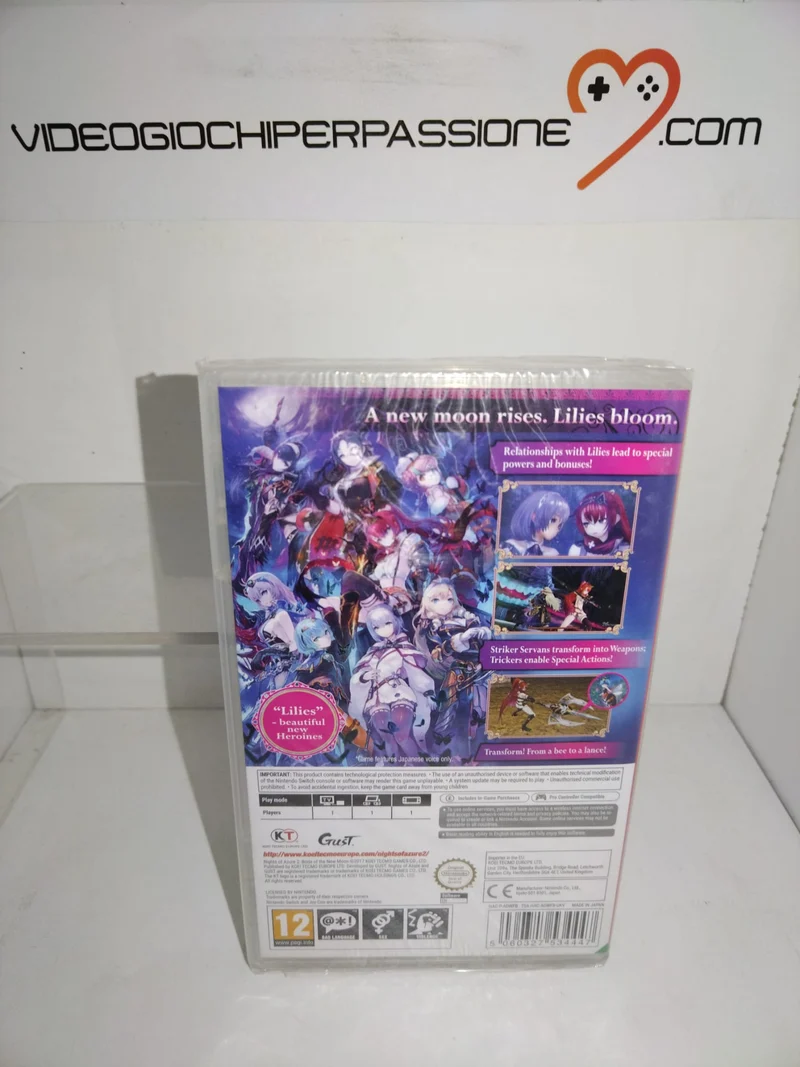 Nights of Azure 2: Bride of the New Moon Nintendo Switch Edizione Regno Unito