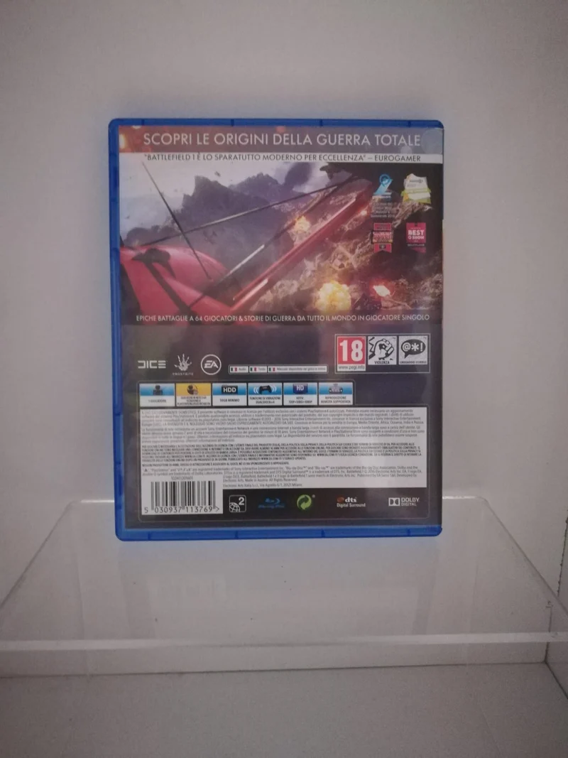 BATTLEFIELD 1 PS4 (usato garantito)