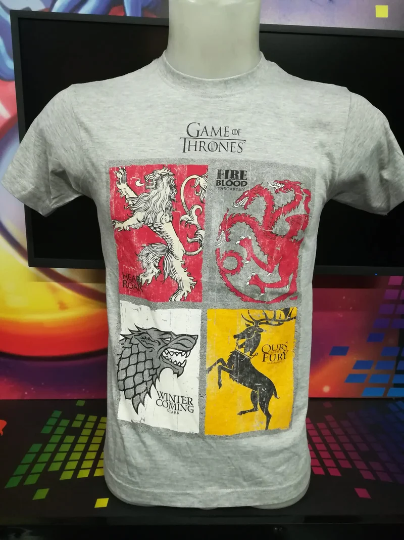 T-SHIRT GAME OF THRONES 100% ORIGINALE