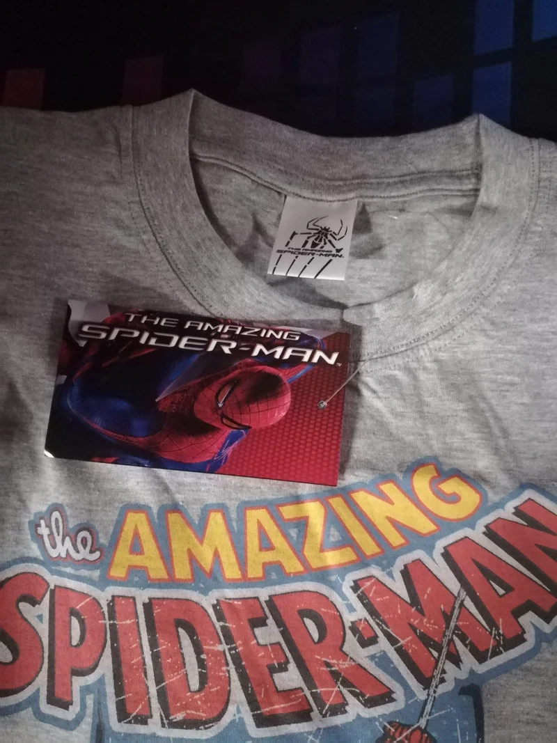 T-SHIRT SPIDER-MAN 100% ORIGINALE