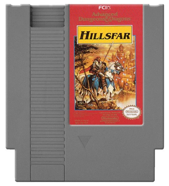 Advanced Dungeons & Dragons Hillsfar - Nintendo NES