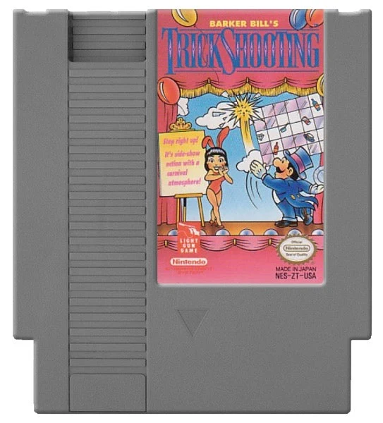 Barker Bill's Trick Shooting - Nintendo NES