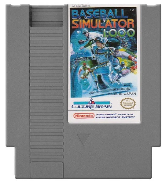Baseball Simulator 1.000 - Nintendo NES