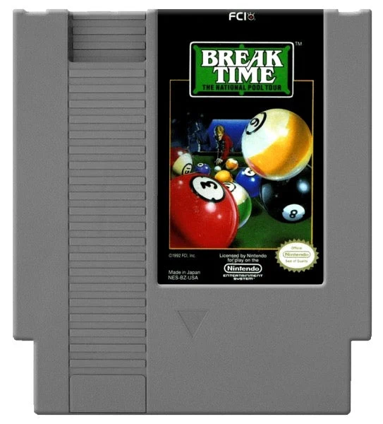 Break Time The National Pool Tour - Nintendo NES