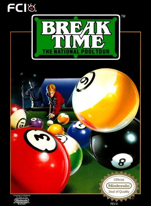Break Time The National Pool Tour - Nintendo NES