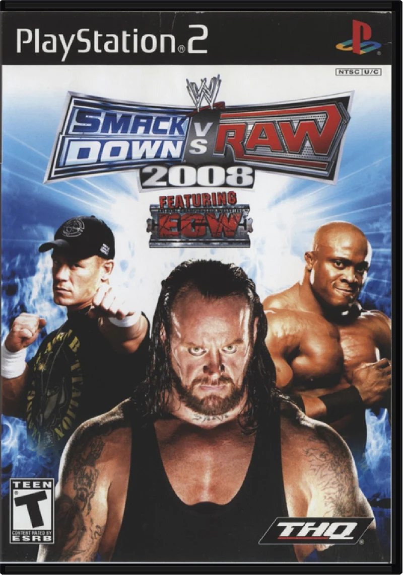 WWE Smackdown vs Raw 2008 - Sony PlayStation 2 (PS2)