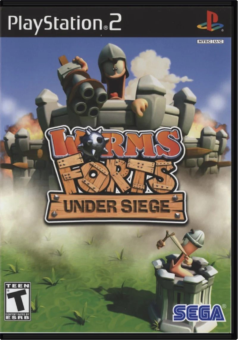 Worms Forts Under Siege - Sony PlayStation 2 (PS2)