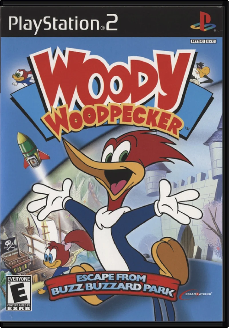 Woody Woodpecker Escape From Buzz Buzzard Park - Sony PlayStation 2 (PS2)