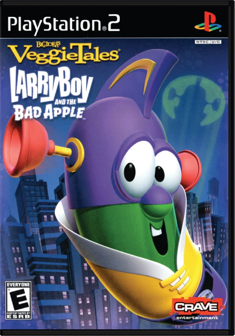 Veggie Tales LarryBoy and the Bad Apple - Sony PlayStation 2 (PS2)
