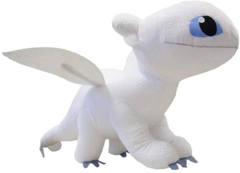 PELUCHE DRAGON FURIA BIANCA (50cm)
