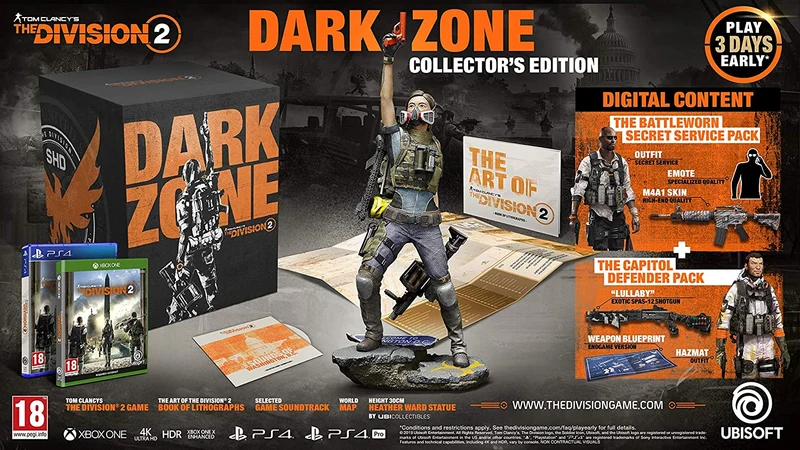 TOM CLANCY'S THE DIVISION 2 THE DARK ZONE EDITION - PLAYSTATION 4 EDIZIONE REGNO UNITO