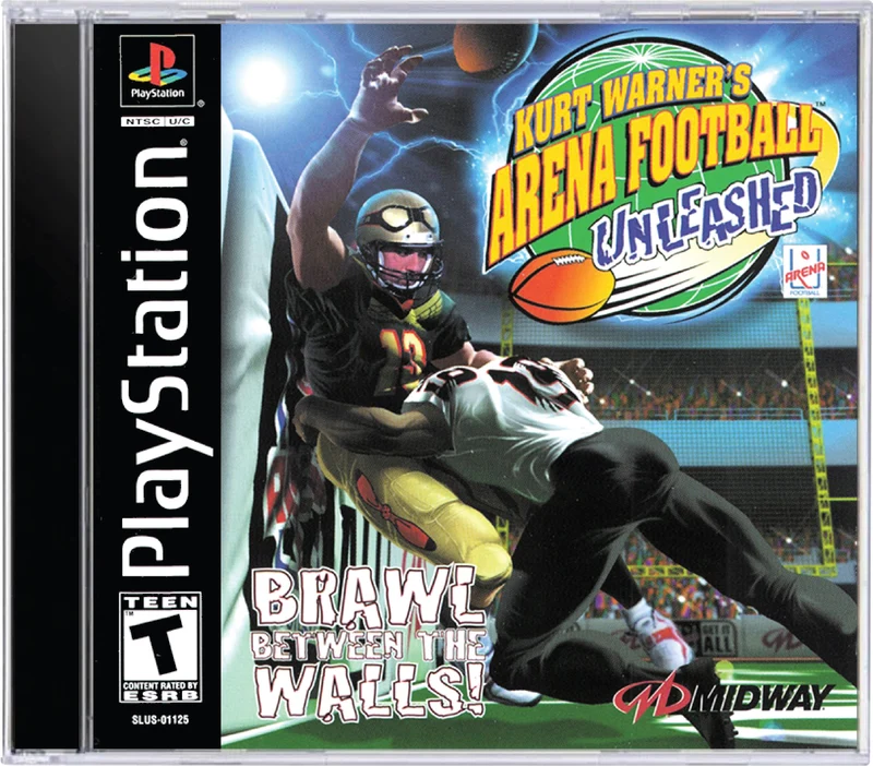 Kurt Warner's Arena Football Unleashed - Sony PlayStation 1 (PS1)