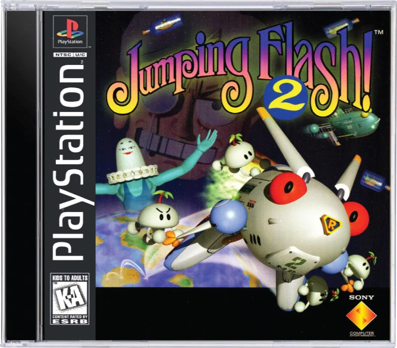 Jumping Flash 2 - Sony PlayStation 1 (PS1)