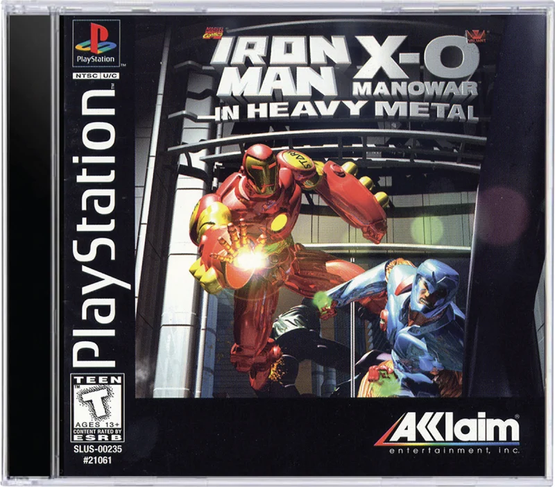 Iron Man X-O Manowar in Heavy Metal - Sony PlayStation 1 (PS1)