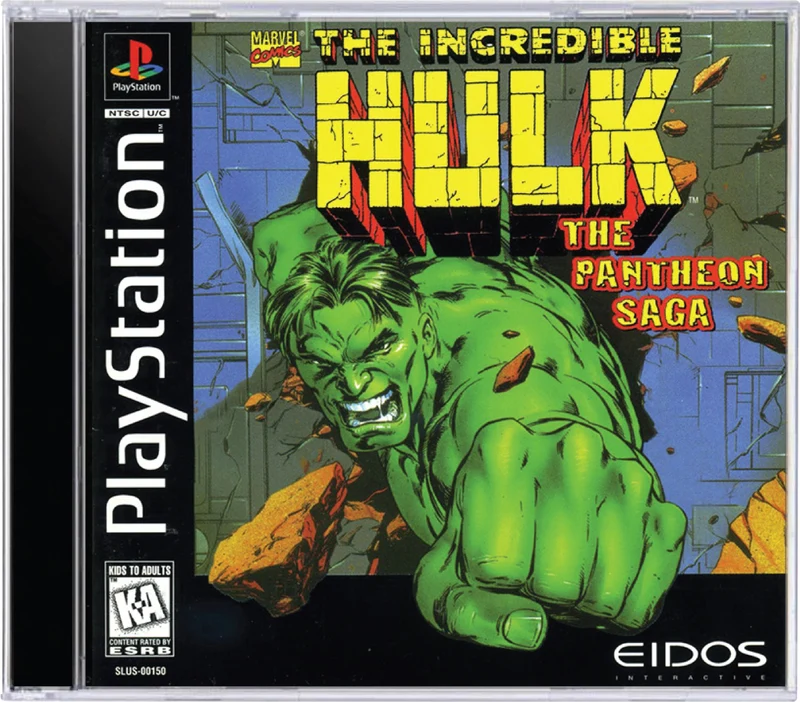Incredible Hulk The Pantheon Saga - Sony PlayStation 1 (PS1)