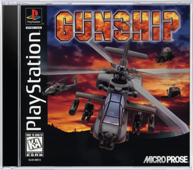 Gunship - Sony PlayStation 1 (PS1)