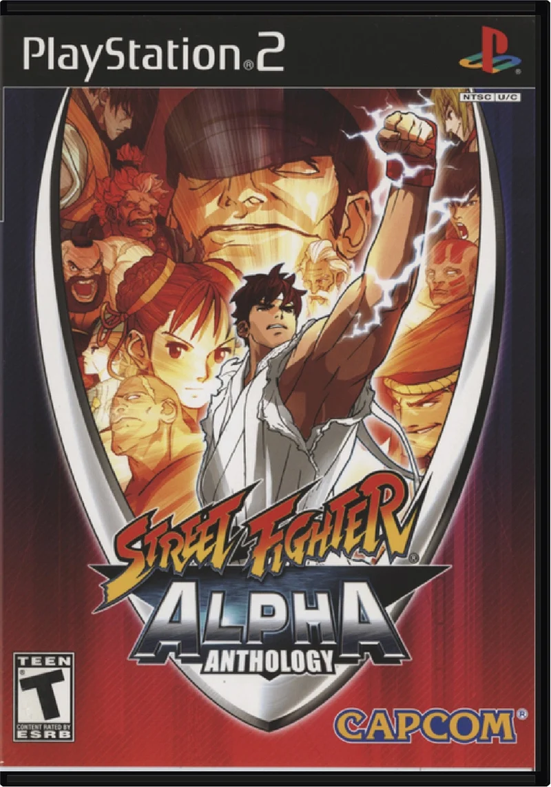 Street Fighter Alpha Anthology - Sony PlayStation 2 (PS2)