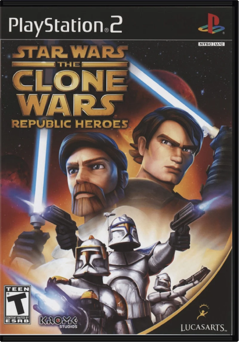 Star Wars Clone Wars Republic Heroes - Sony PlayStation 2 (PS2)
