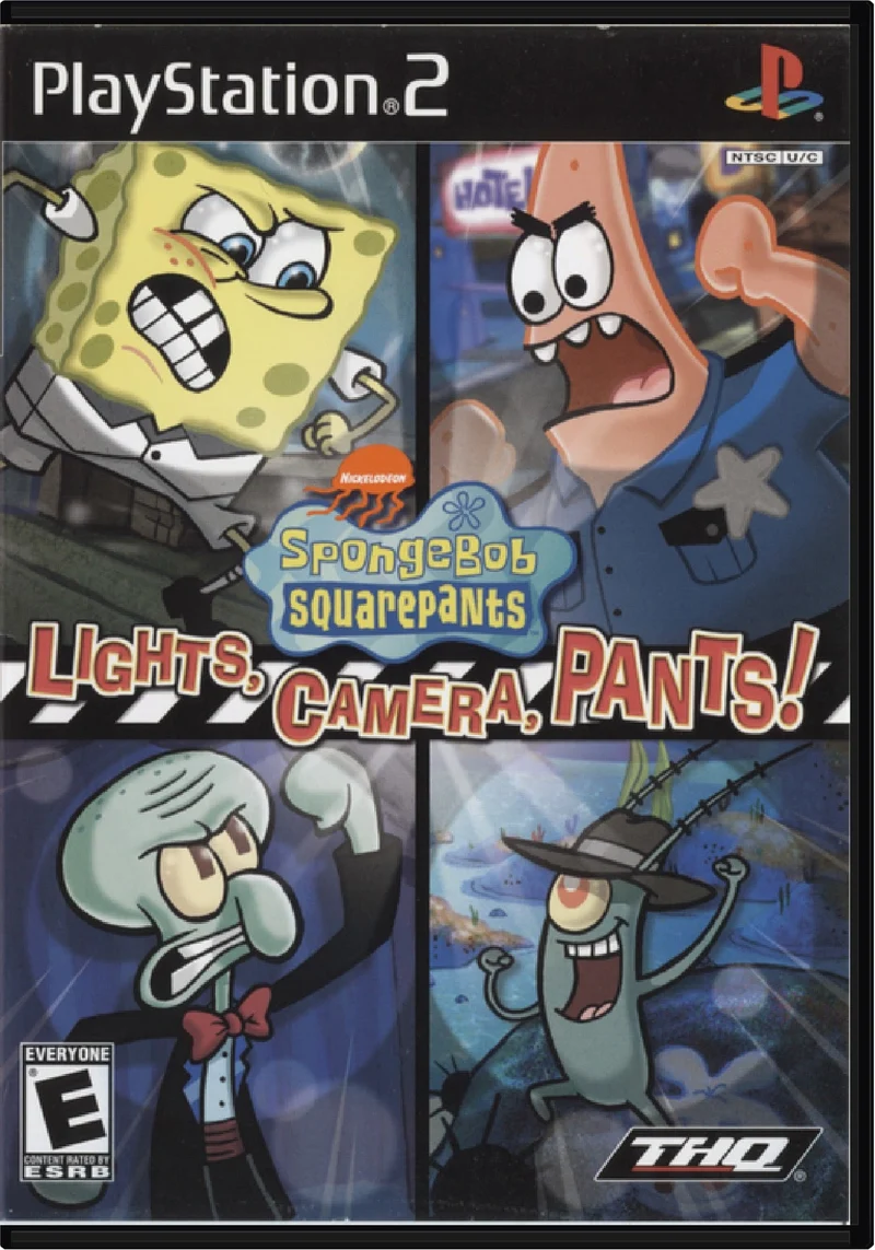 SpongeBob SquarePants Lights Camera Pants - Sony PlayStation 2 (PS2)