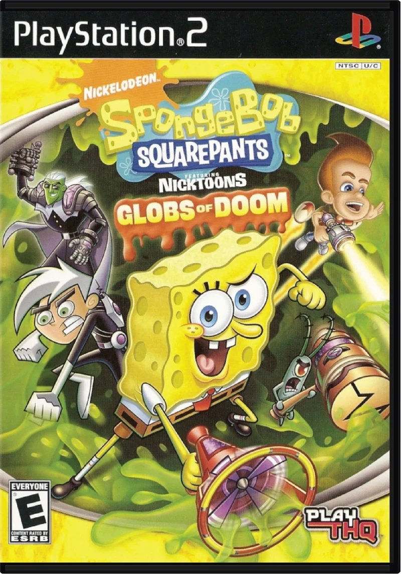 SpongeBob SquarePants Featuring Nicktoons Globs of Doom - Sony PlayStation 2 (PS2)