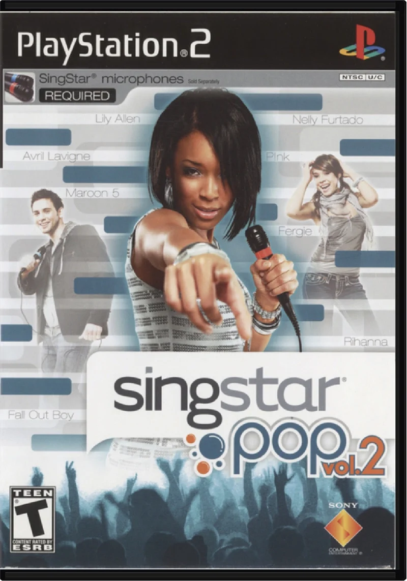 SingStar Pop Vol. 2 - Sony PlayStation 2 (PS2)