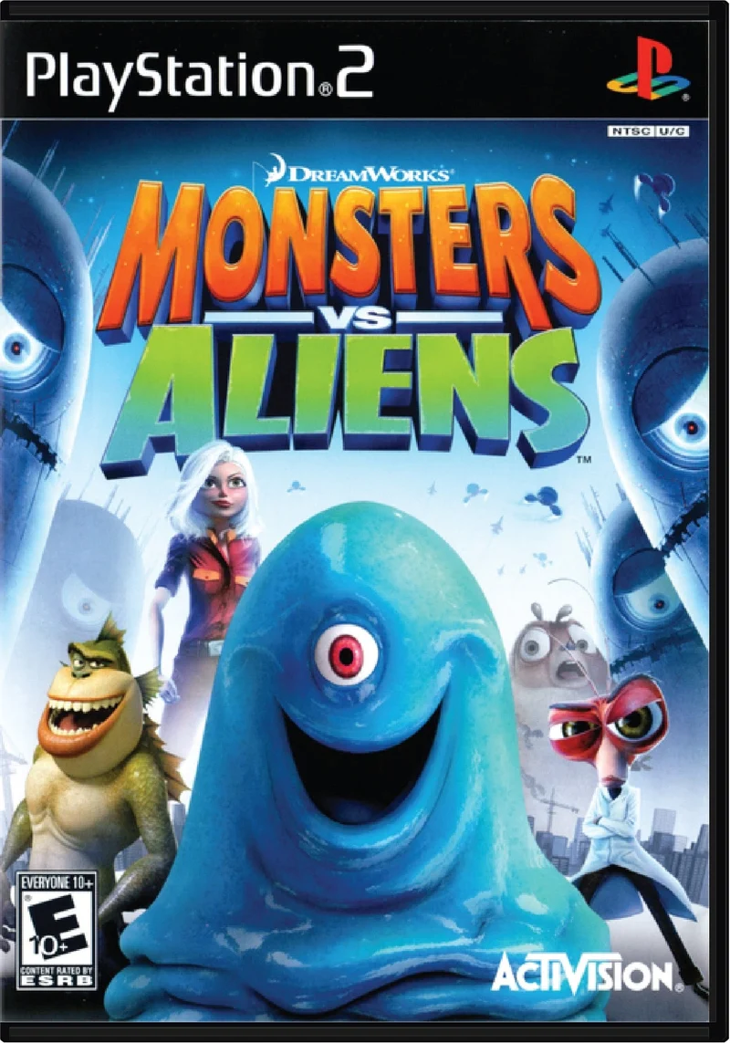 Monsters vs Aliens - Sony PlayStation 2 (PS2)