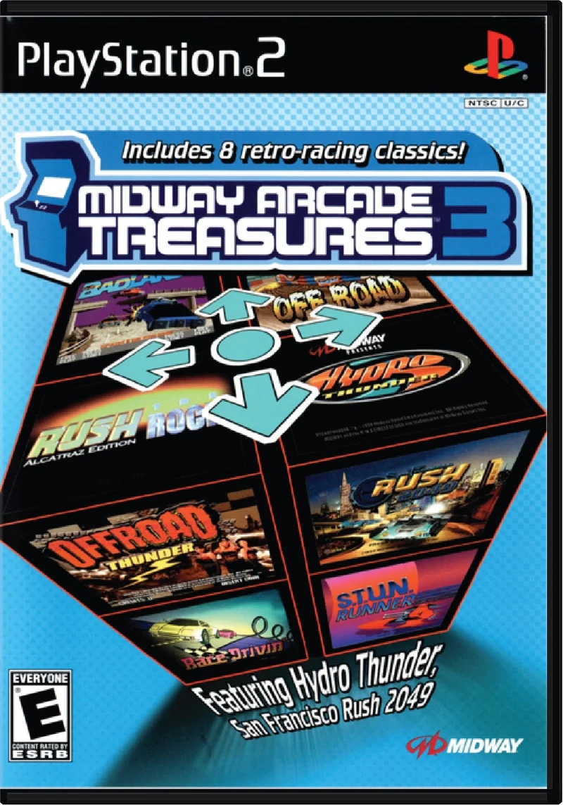 Midway Arcade Treasures 3 - Sony PlayStation 2 (PS2)