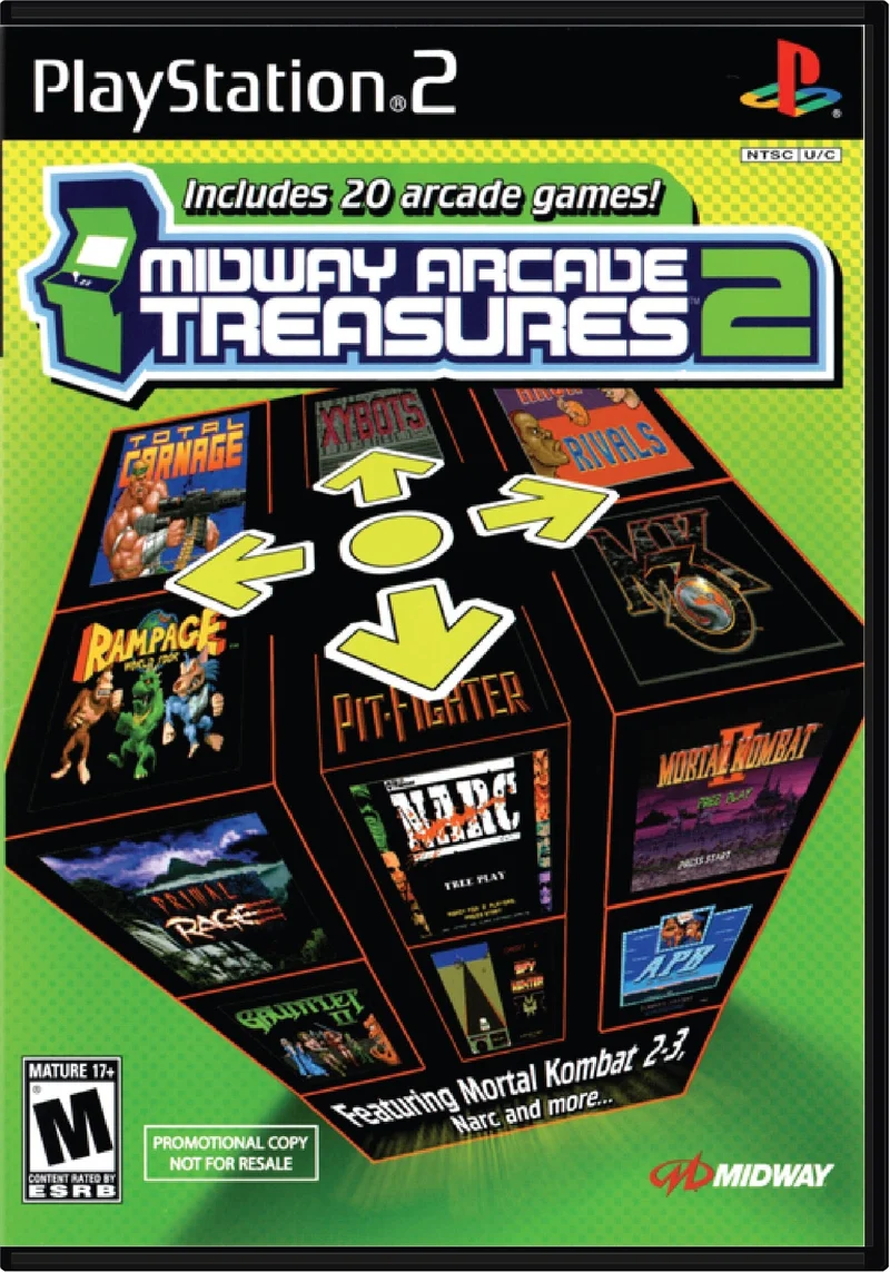 Midway Arcade Treasures 2 - Sony PlayStation 2 (PS2)
