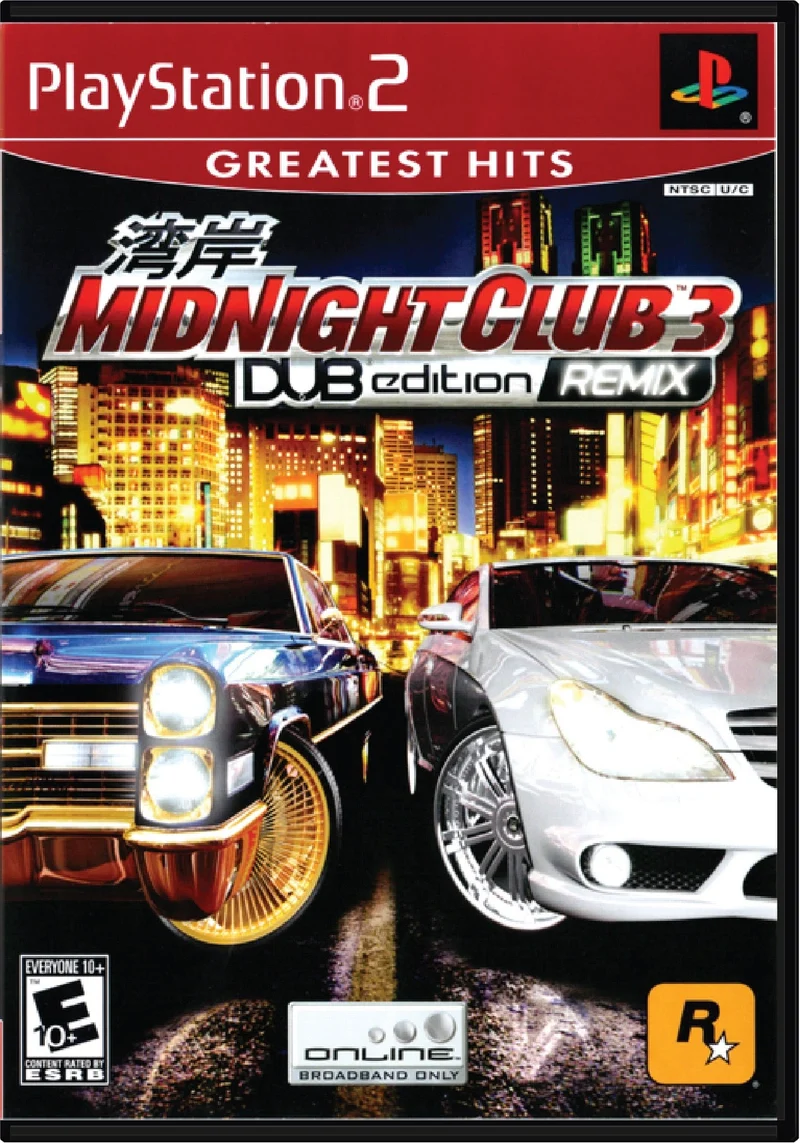 Midnight Club 3 Dub Edition Remix - Sony PlayStation 2 (PS2)