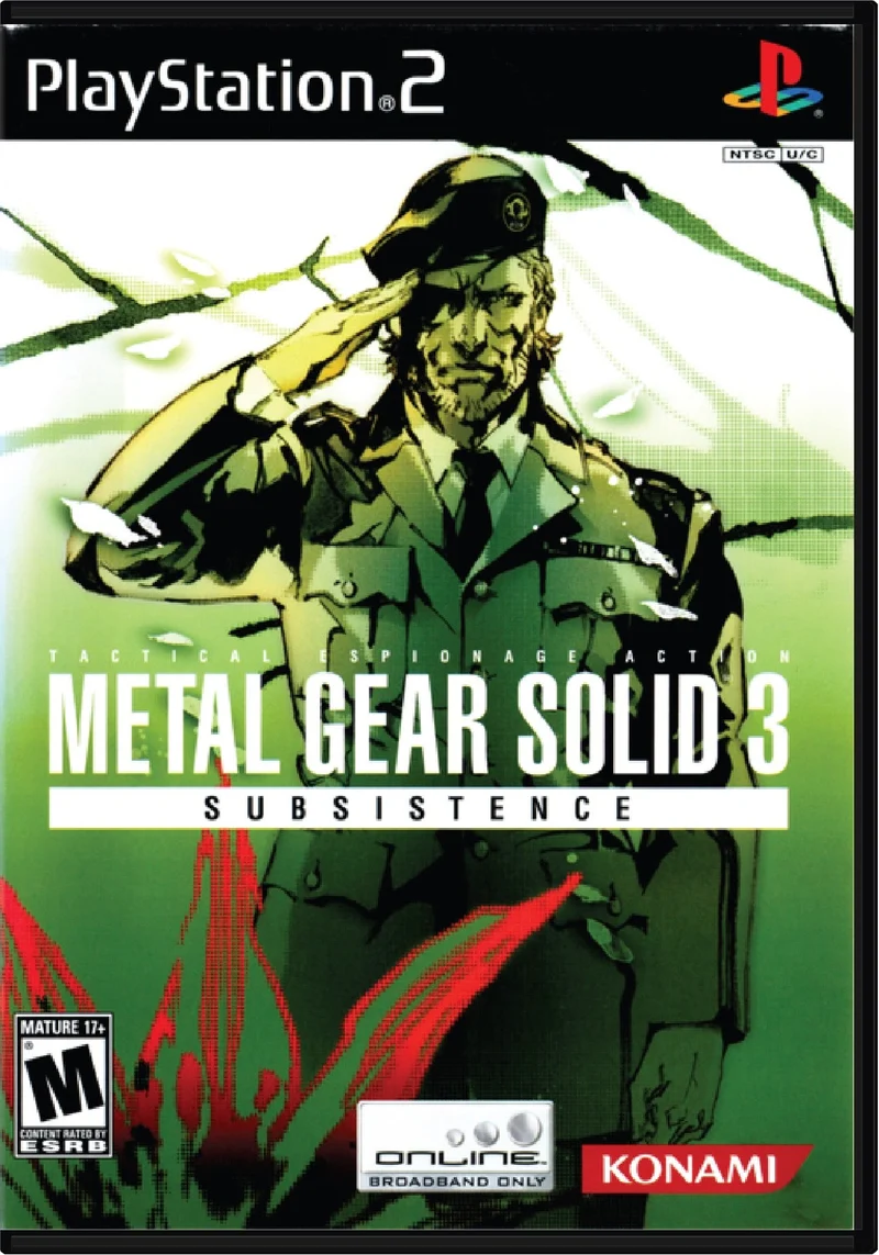 Metal Gear Solid 3 Subsistence - Sony PlayStation 2 (PS2)