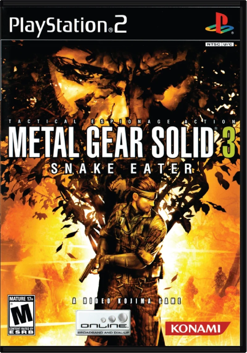 Metal Gear Solid 3 Snake Eater - Sony PlayStation 2 (PS2)