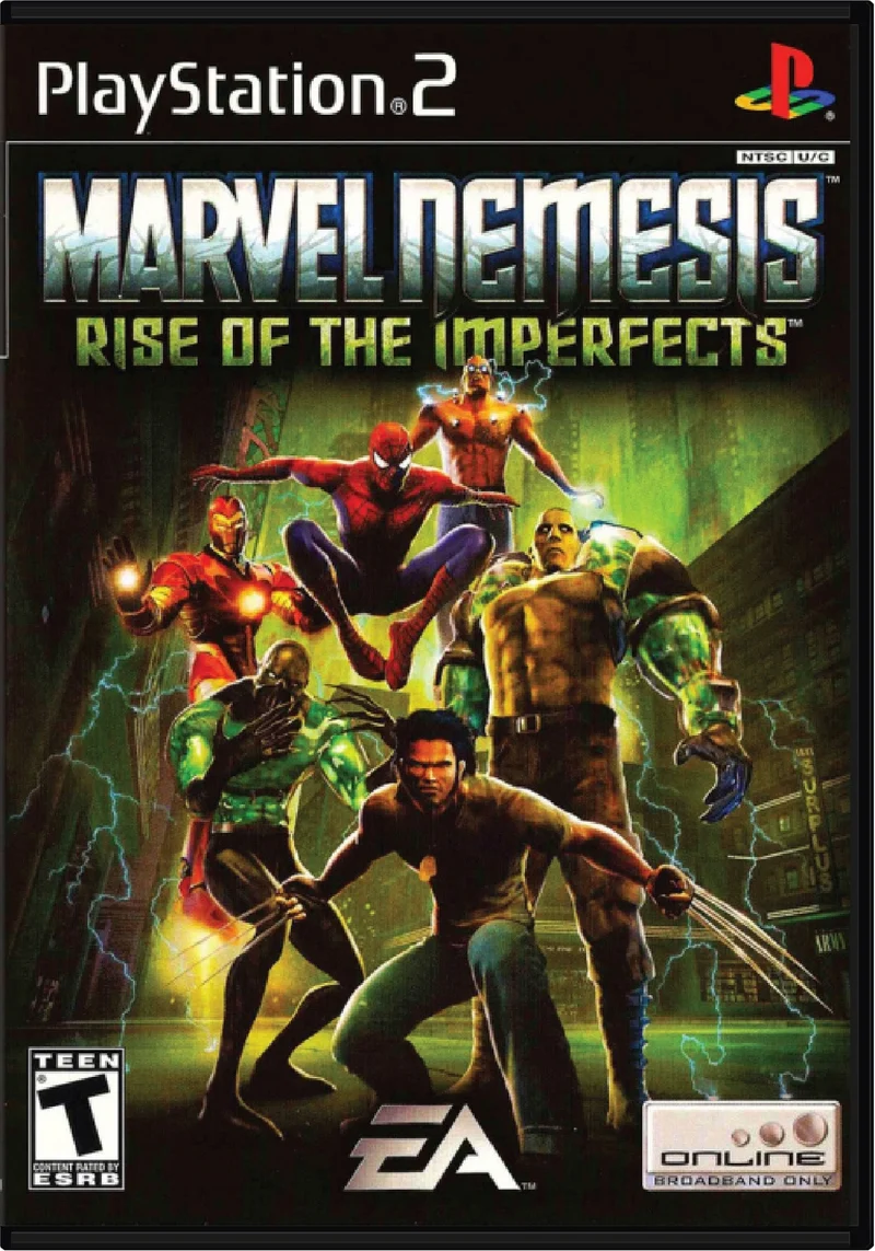 Marvel Nemesis Rise of the Imperfects - Sony PlayStation 2 (PS2)
