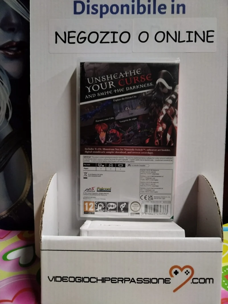 Ys IX: Monstrum Nox - Pact Edition Nintendo Switch Edizione Europea