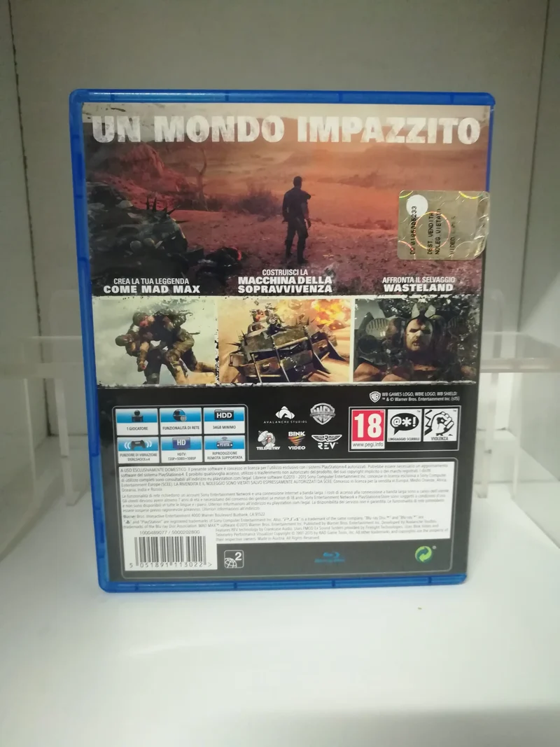 MAD MAX PS4 (versione italiana)(usato garantito)