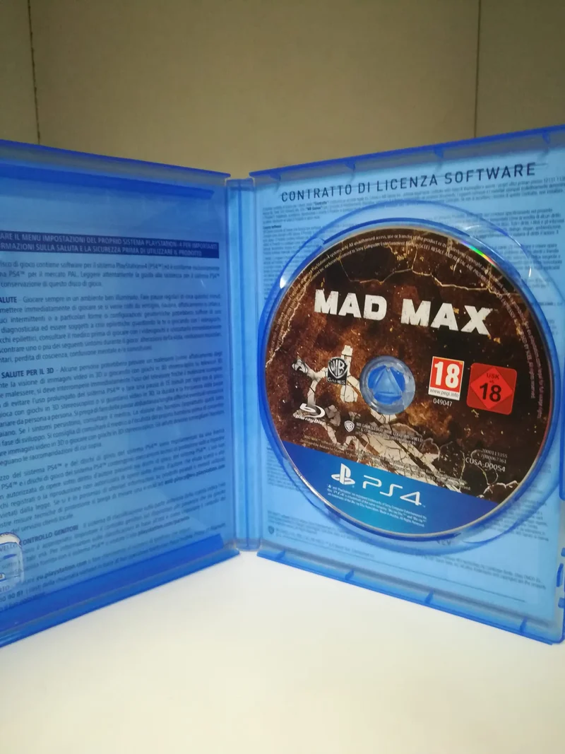 MAD MAX PS4 (versione italiana)(usato garantito)
