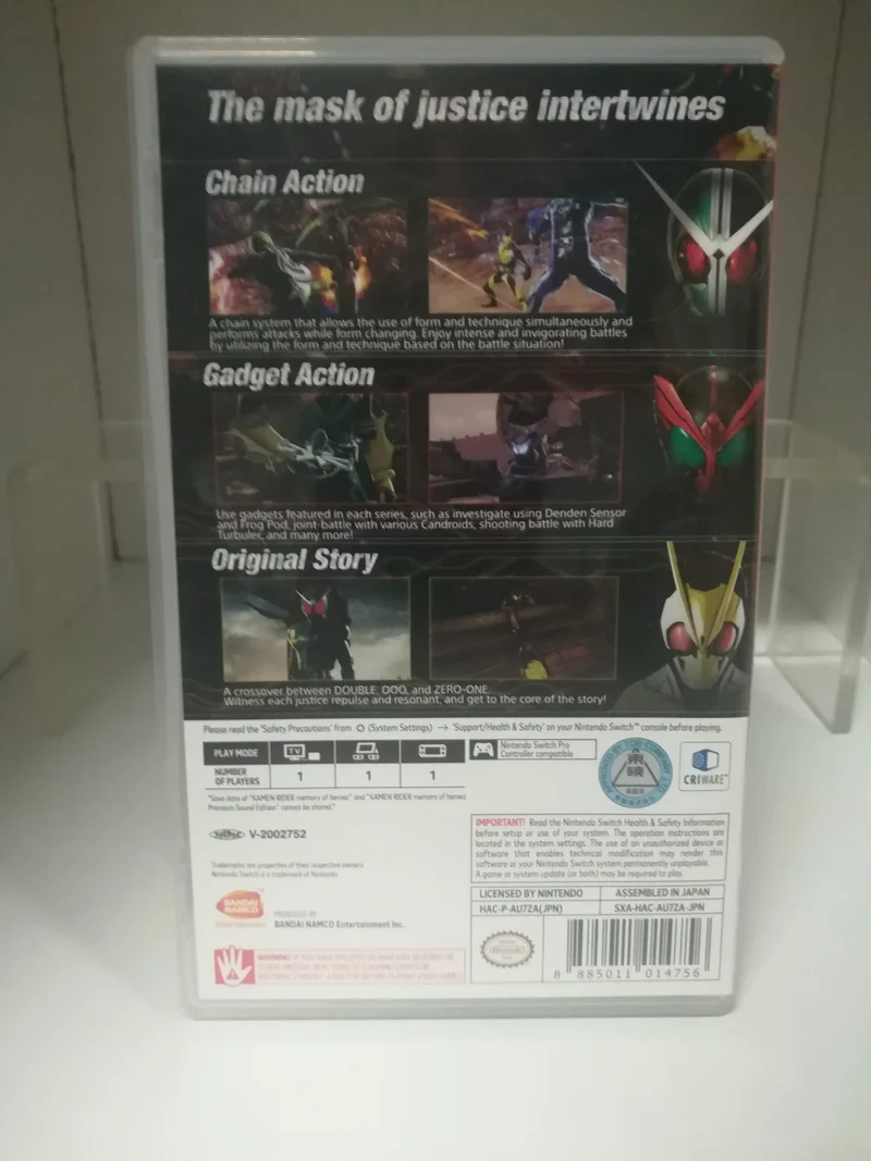 KAMEN RIDER memory of heroez nintendo switch (usato garantito)